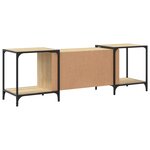 vidaXL Meuble TV chêne sonoma 153x37x50 cm bois d'ingénierie
