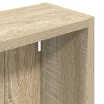 vidaXL Armoire murale de salle de bain Chêne Sonoma 20 x 14 x 70 cm