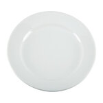 Assiettes à bord large blanches 165(ø)mm - lot de 12 - olympia -  - porcelaine