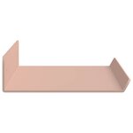 vidaXL Étagère flottante 4 Pièces Rose 40 x 8 5 x 2 5 cm Acier