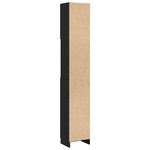 vidaXL Armoire de salle de bain chêne noir 32x25 5x190 cm