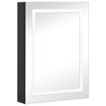 vidaXL Armoire de salle de bain à miroir LED 50x13x70 cm