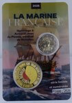 France Coincard Exclusif Richelieu et Marine Française - 2 Euros et Médaille 2026