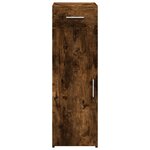vidaXL Buffet chêne fumé 30x42 5x93 cm bois d'ingénierie