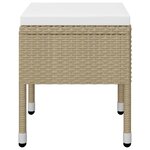 vidaXL Ensemble de salle à manger de jardin 5 Pièces Beige