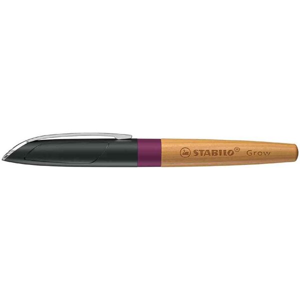 Stylo plume grow  rouge prune / cerise stabilo