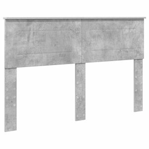 vidaXL Tête de lit Gris béton 150 cm Bois d'ingénierie