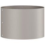 vidaXL Jardinière en acier corten Acier corten Acier corten Moyen