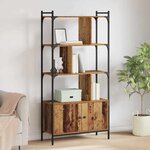 vidaXL Bibliothèque Bois d'ingénierie