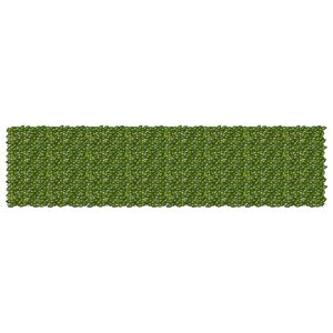 vidaXL Écran de balcon avec feuilles Vert et jaune 400 x 100 cm