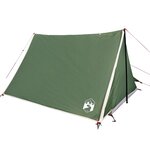 vidaXL Tente de camping 2 personnes vert imperméable