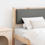 vidaXL Tête de lit Autre Marron 90 cm Bois massif en pin