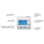 Thermostat d'ambiance digital pour plancher chauffant atlantic 109519