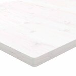 vidaXL Dessus de table blanc 100x60x2 5 cm bois de pin massif