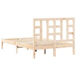vidaXL Cadre de lit sans matelas 120x200 cm bois massif