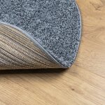 vidaXL Tapis shaggy PAMPLONA poils longs moderne bleu Ø 100 cm