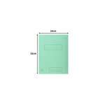 Paquet de 50 chemises 2 rabats JURA en carte 240 grammes coloris vert EXACOMPTA