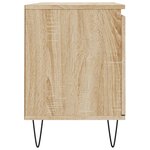 vidaXL Meuble TV chêne sonoma 104x35x50 cm bois d'ingénierie