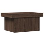 vidaXL Table basse chêne marron 100x55x40 cm bois d'ingénierie