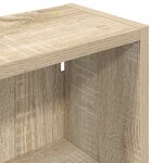 vidaXL Armoire murale de salle de bain Chêne Sonoma 30 x 16 x 62 5 cm
