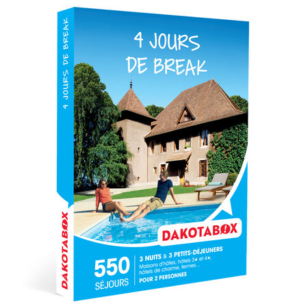 DAKOTABOX - Coffret Cadeau 4 jours de break - Séjour