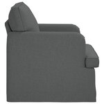 vidaXL Canapé Gris foncé 84 x 80 x 85 cm tissu
