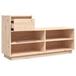 vidaXL Armoire à chaussures 110x34x61 cm Bois de pin massif