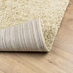 vidaXL Tapis shaggy PAMPLONA poils longs moderne doré 120x170 cm