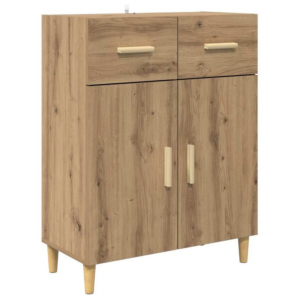 vidaXL Buffet chêne artisanal 34 x 69 5 x 89 cm Bois d'ingénierie
