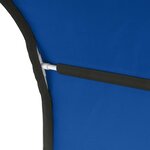 vidaXL Tunnel de lit 2 Pièces Bleu 211 x 52 5 x 2 cm Polyester
