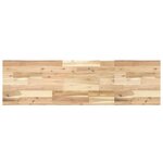 vidaXL Étagères flottantes 4 Pièces 140x40x4 cm acacia massif non traité