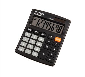 Calculatrice de poche SDC 805NR semi noir CITIZEN