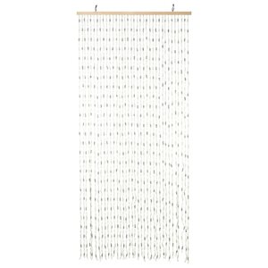 H&S Collection Rideau de porte 90x200 cm bambou multicolore
