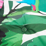 vidaXL Coussins de chaise de jardin lot de 2 multicolore 50x50x4 cm