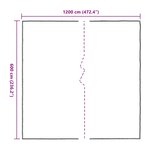 vidaXL Couverture pour plantes Transparent 6 x 12 m PE