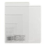 Sachet plastique liassé transparent avec message sécurité enfants à fermeture adhésive 16 5x22 cm (lot de 1000)