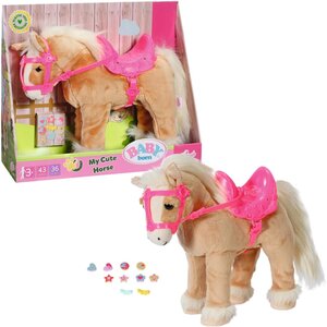 Zapf Creation 835203 - Baby Born My Cute Horse-Cheval en peluche interactive