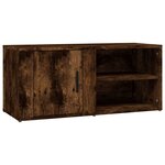 vidaXL Meubles TV 2 Pièces Chêne fumé 80x31 5x36 cm Bois d'ingénierie