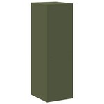 vidaXL Cabinet de Dossier 2 Pièces Vert olive 44 x 50 x 106.5 cm