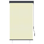 vidaXL Store roulant d'extérieur 100 x 250 cm Crème
