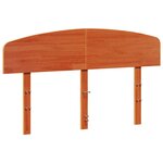 vidaXL Tête de lit cire marron 160 cm bois massif de pin