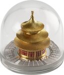 Pièce de monnaie en Argent 5 Dollars g 93.3 (3 oz) Millésime 2025 TEMPLE OF HEAVEN