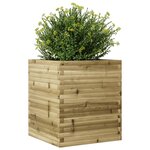 vidaXL Jardinière 60x60x68 5 cm bois de pin imprégné