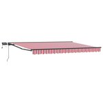 vidaXL Cadre de store manuel avec LEDs 4 5 × 3 m