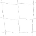 Vidaxl but de football avec filet 182x61x122 cm acier blanc