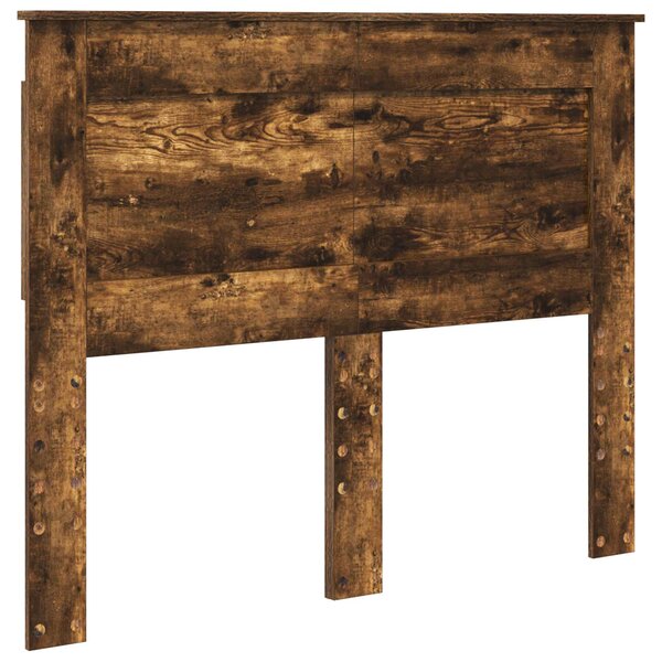 vidaXL Tête de lit Chêne fumé 120 cm Bois d'ingénierie