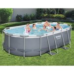 Bestway Piscine hors sol Power Steel Ovale 427x250x100 cm