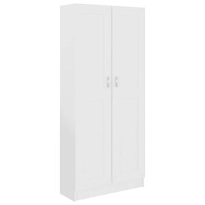 vidaXL Bibliothèque Blanc 82 5x30 5x185 5 cm Bois d'ingénierie