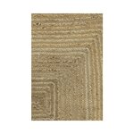 Tapis rectangulaire en jute naturelle 180 x 120 cm