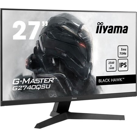Iiyama g-master black hawk 68 6 cm (27") 2560 x 1440 pixels wide quad hd led noir